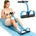 Pedal Resistance Bands with Handles, New Model 6 Tube Resistance Foot Pedal, Multifunctional Rubber Resistance Bands, Suitable for Waist, Arms, Abdomen, and Legs