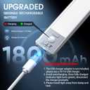 MCGOR 10inch Under Cabinet Lighting, 2 Pack Rechargeable Motion Sensor Light Indoor, 5 Levels Dimmable Magnetic Closet Lights, Wireless Under Counter Lights for Kitchen, Stairs
