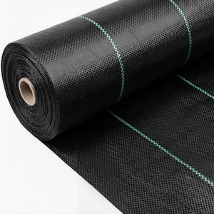 Driveway Fabric 13x65FT, 5OZ Commercial Weed Barrier Fabric Heavy Duty Landscape Fabric, Weed Blocker Fabric, Weed Fabric for Garden Weed Barrier, Erosion Control, Road Construction Project