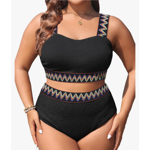 Daci Women Plus Size 2 Piece Swimsuits - High Waisted Bikini Sets Tummy Control Bathing Suit 2025 Swimwear, size 18W