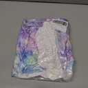 Funnycokid Girls Robes Kids Hooded Bathrobe Soft Fleece Pajamas Plush Flannel Sleepwear, Size 7-8 Years (Purple)