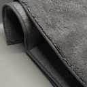 ISEAU 2x6 Soft Runner Rug for Hallway, Washable and Non-Slip, Grey