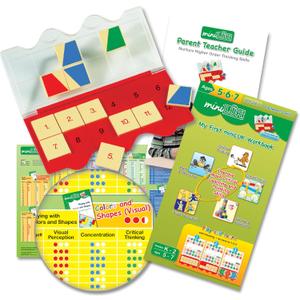 Beyond123 MiniLUK Starter Pack - Screen-Free Brain Training Game Set | Self-Checking Puzzle Exercises Build Logic Focus & Fine Motor Skills, Classroom Travel & Homeschool Activity