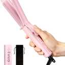 FARERY Mini Curling Iron 1 Inch, Ceramic Mini Hair Curler with 3 Adjustable Temp, Auto-Off, 100-240V Dual Voltage for Travel, Infused with Keratin & Argan Oil, Travel Size Curling Iron with StorageBag