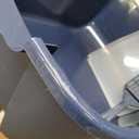 IRIS USA Large Front Door Cat Litter Box, Walk-in Entry, Navy