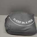 Sherpa Fleece Adult Weighted Blanket with Ribbed Stripes, 15 Pounds Dual Sided Soft Plush Blanket for Couch Bed Sofa, Heavy Thick Blankets with Ceramic Beads Great for Sleep, Dark Grey, 48" x 72"