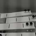 Fixirons 4 Pcs Carbon Steel Dorm Bed Risers 3.15" Diameter Metal Bed Riser Tall Bed Riser for College Dorm Wooden Bed Frame, Table Adjust Height 3.2", 5.1" Fit for Bed Leg 2.33.1"(Long)