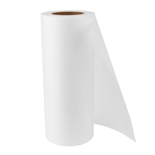 DTF Transfer Film Roll 13" x 328ft,Double Sided Matte Clear PreTreat PET Heat Transfer Paper, Cold and Hot Peel, Direct to Film for T-Shirts Textile