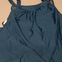 SUUKSESS Women Tummy Control Tankini Bathing Suit Ruffle High Waisted Swimsuit XL
