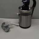 Electric Orange Juicer, Citrus Juicer Squeezer with 2 Interchangeable Cones, 160W Electric Juicer Machine with Stainless Steel Body & Transparent Juice Collector for Lime Grapefruit Lemon