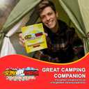 Degreaser Dish Soap Infused Cleaning Sponge, Activates with Water, 4 Pack, Non Scratch, Ergonomic, Fresh Citrus Orange Scent