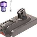 3200mAh Dyson V12 Battery Replacement for Dyson V12 Detect Slim Series Cordless Vacuum Cleaner,965470-01, SV20, SV26, SV30, SV34, SV35, SV46, Li-Ion 25.2V Battery