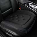 KAYI Car Seat Cover, Memory Foam Car Seat Cushion, Non-Slip Bottom Breathable Car Seat Cover, Relieve Tailbone Pain, Car Seat Protector, Suitable for 95% of Vehicles (Black)