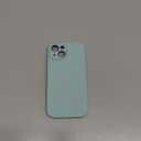 Vooii Compatible with iPhone 15 Case, Upgrade Defender Liquid Silicone, [Enhanced Camera Protection] [Soft Anti-Scratch Microfiber Lining] Shockproof Phone Case for iPhone 15 6.1 inch - Mint