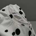 ComfyCamper Adult Womens Dalmatian Shirt - Men Women Teens TShirt Dog Costume Cosplay Halloween Costume Dalmation (Large, White)