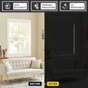 UNISHADES 100% Blackout No Tools No Drill Cordless Roman Shades for Windows, Size 31 3/4" W 60" H (for Windows 32" W 60" H) Blackout - Beige