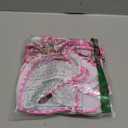 ZAFUL Women's Tie Back Padded High Cut Bralette Bikini Set Two Piece Swimsuit, Large, Pink 