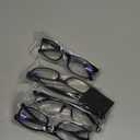 Gaoye Reading Glasses Men - Blue Light Blocking Lenses, TR90 Frames, UV400 - Eyeglasses with Clear Vision (A4 Pack Black)