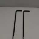 14 Inch 2 Pack Heavy Duty Outdoor Plant Hangers for Hanging Baskets, Iron Plant Brackets Outside, Metal Plant Wall Hooks for Lantern, Bird Feeder (Black)