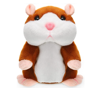 Talking Hamster Toys Repeats What You Say Plush Hamster Toy Interactive Toys Stuffed Hamster Repeating Plush Animal Toy Early Learning