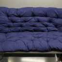 Cushion Replacement Outdoor Swing Cushions with Back Support 50" x 22" ( Navy ) 