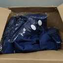 Showgeous 6 Pack Navy Blue Round Tablecloth 120 Inch Polyester Round Table Cloth Navy Blue Tablecloths for Round Tables Washable Decorative Fabric Table Covers for Wedding Dining Party Banquet Buffet