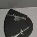 28" Round Fire Pit Lid Fits for Bonfire Pits up to 26", Metal Cover with Handle, All-Weather Resistance Outdoor Firepit Accessory, Smokeless Fire Pit Cover for Fire Tables