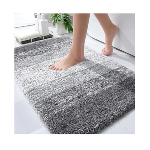 OLANLY Bathroom Rugs Mat 30x20, Extra Soft Absorbent Microfiber Bath Rugs, Rubber Backing, Quick Dry, Machine Washable Bath Mats for Bathroom Floor, Tub and Shower, Home Decor Accessories, Grey
