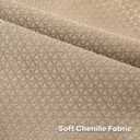 FUTEI Brown Decorative Throw Pillow Covers 20x20 Inch Set of 2,Soft Chenille Triangle Check Pattern Cushion Case,Modern Home Decor for Couch Bed Living Room