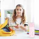 GOPPUS 12oz Kids Water Bottle BPA-Free, Leak-Proof, Insulated Stainless Steel Sweat-Proof, Reusable for School, Sports, and Outdoor Activities