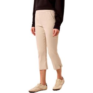 Tribal Women's Performance Stretch Slimming Capri Pants with Flatten It Tummy Control (Brown)size 12