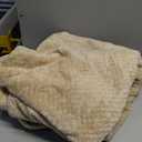 NEWCOSPLAY Super Soft Throw Blanket Brown Premium Silky Flannel Fleece Leaves Pattern Lightweight Bed Blanket All Season Use (50"x60")