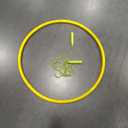 Poen 2 Pcs Detachable Hoop and Jump Rope Set Include 7.3 Ft Skipping Rope and 23 Inch Adjustable Exercise Hoop Gymnastic Fitness Exercise Gift Equipment(Yellow)