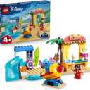 LEGO Disney Beach Fun with Lilo & Stitch 43280 | Building Toys for Girls & Boys, Ages 4+, Develops Fine Motor Skills, 2 Minifigures, 113 pieces, Gift for Birthdays