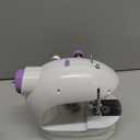 Mini Sewing Machine for Beginners-Maquina de Coser, Easy Automatic Sewing Machine with Extension Table, Household Electric Portable Sewing Tool with Sewing Kit, Small, for All Age, Kids or Adults