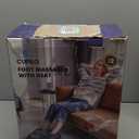 FSA Eligible HSA Foot Massager with Heat [Remote Control], Shiatsu Foot Massager Machine with 5 Compression Levels, Electric Feet Massager for Foot Pain Relief, Gifts for Elderly Senior Parents (Charcoal Black)