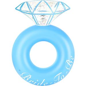 HeySplash Pool Floats, Inflatable Pool Float, Large Floatie for Bachelorette Party, Swim Tube River Lake Beach Bride Wedding Decor Fun Toy Raft Adults