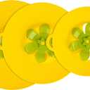 3PCS Spill Stopper Lid Cover Boil Over Safeguard Pot Cover Silicone Spill Stopper Lid Multi-Function Lid Cover for Kitchen Cooking
