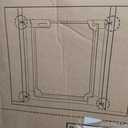 Clear Acrylic Baby Gate 29.5-47.2" Wide Pressure Mount Clear Dog Gate Indoor - No Drill Auto Close, Walk Through Baby Gates for Stair & Doorways & Hallway