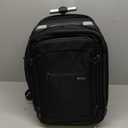 Vacuum Backpack Travel with Pump - 60L Expandable Airback Backpack w/Detachable Wheels, Vacuum Seal Compression Easy backpack for Traveler Graduate, Water Resistant Carry-On Luggage, TSA Lock - Black