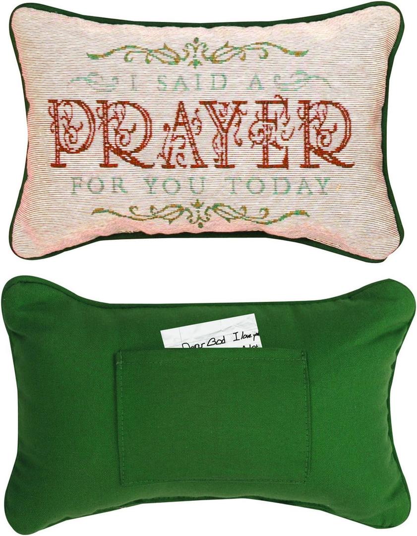 Manual Woodworkers & Weavers Daily Devotion Throw Pillow, 12.5 x 8.5, Today I Said a Prayer