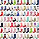 20 Pairs Baby Boy Girl Socks Wholesale Cotton Socks Bundle (Pattern at Random) (XS)