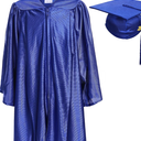 Newrara Unisex Shiny Kindergarten Graduation Gown Cap with Tassel Size 30" 2025