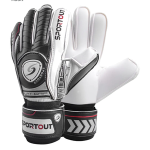 Sportout Goalkeeper Gloves with Finger Protect - Breathable Soccer Gloves, 4mm Latex, for Kids, Youth and Adult, 6