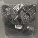 NICETOWN Thermal Insulated Black Blackout Curtains/Drapes 84 inches Length 2 Panels Set for Living Room, 42 inches Wide, Privacy Sound Reducing Room Darkening Draperies Window Treatment