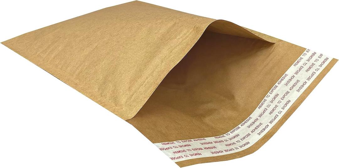 Honeycomb paper padded envelope sealable mailers (100, #0-6" x 9")