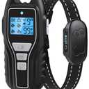 Dog Training Collar with Remote, Waterproof IPX7 E Collar for Dogs, Beep and Vibration Modes, Safe and Humane Training, 2000FT Range, Rechargeable, Fits Small Medium Large Dogs 15–120 lbs (Brown)