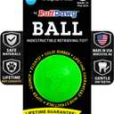 Ruff Dawg Indestructible Dog Ball Med 2.5  Heavy-Duty Rubber Fetch Toy for Aggressive Chewers  Extreme Bounce, Floats, BPA & Latex Free  Made in USA, 1 Pack - Color Varies