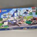 LEGO City Police Station with Van, Garbage Truck & Helicopter Toy 60316, Gifts for 6 Plus Year Old Kids, Boys & Girls with 5 Minifigures and Dog Toy