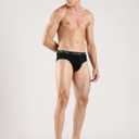 Calvin Klein Men's Underwear Micro Stretch 3-pack Hip Brief (Black, L)